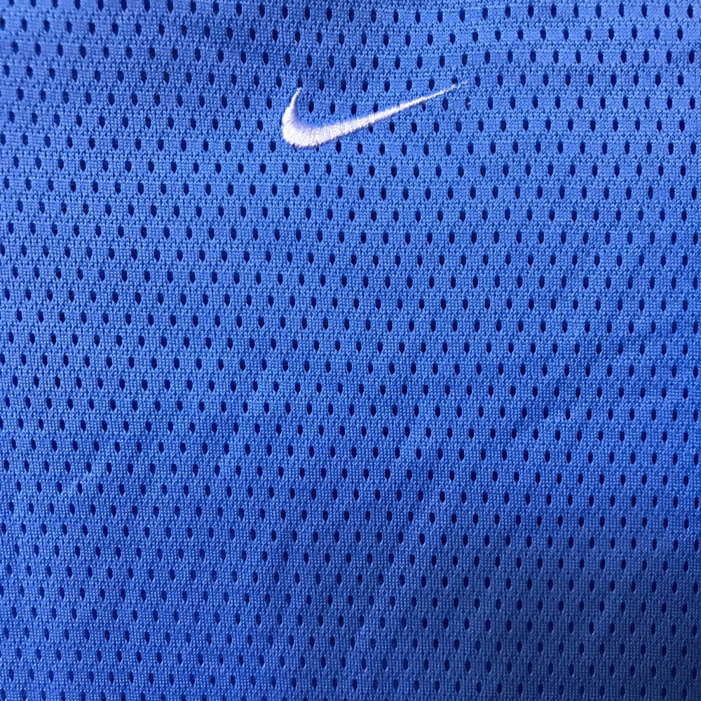 NIKE 2XL Blue ~ Snap Button Emb. Swoosh Jacket - Picture 6 of 6